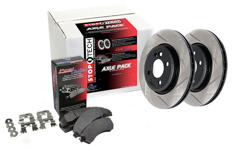 Street Axle Pack, Drilled & Slotted, 4 Wheel 1