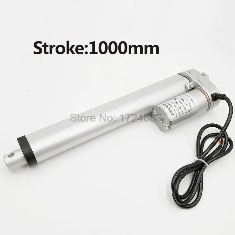 Electric Linear Actuator 12V/24V Dc Motor 1000Mm Stroke Linear Motion Controller 1
