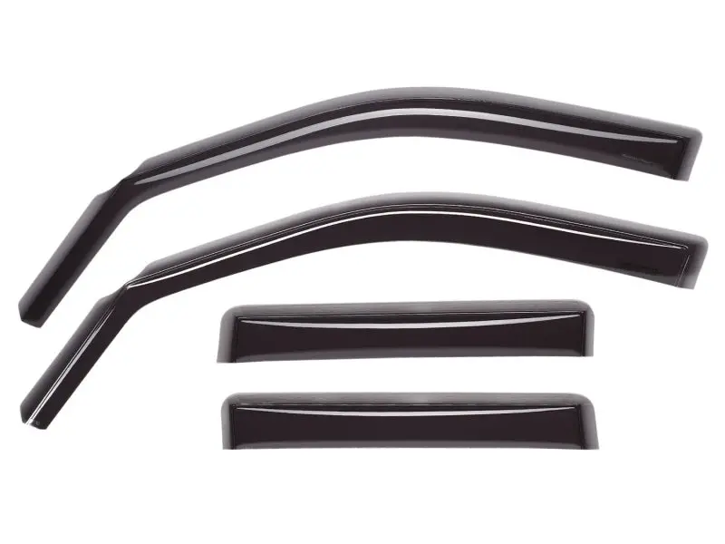 Weathertech 19-24 Toyota Corolla Hatchback Front&Rear Side Window Deflectors - Dark Tint 1