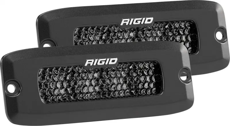 Rigid Industries Sr-Q Series Pro Midnight Edition - Spot - Diffused - Pair 2