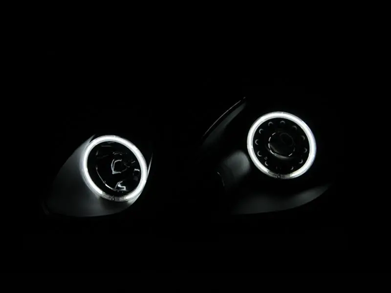 Anzo 1998-2005 Lexus Gs300 Projector Headlights W/ Halo Black 2