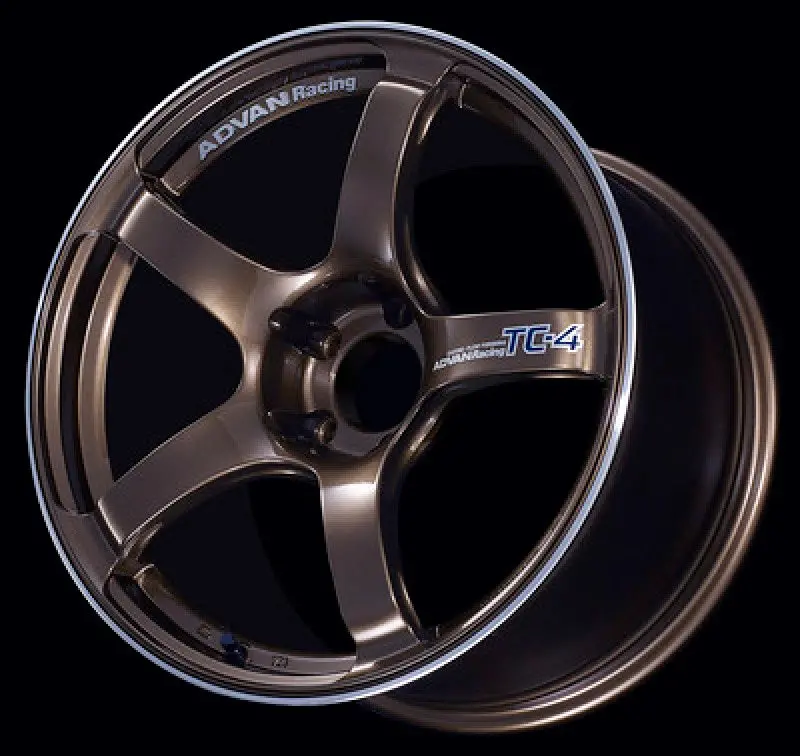 Advan Tc4 17X9.0 +45 5X114.3 Umber Bronze Metallic And Ring Wheel 1