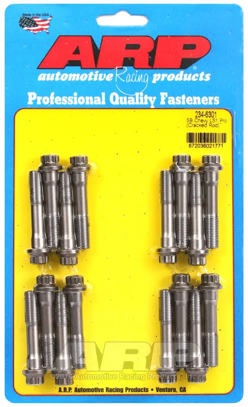Arp Chevy Small Block Sli Cracked Rod Rod Bolt Kit 1