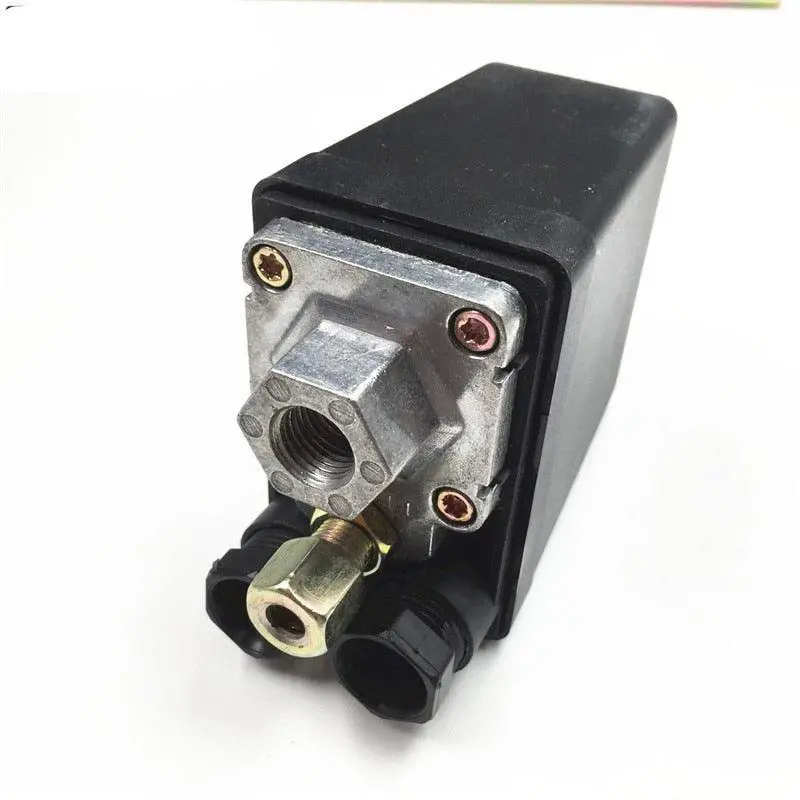 Factory Supplied 240V 15A 175Psi Air Compressor Pressure Control Switch Valve Plastic Shell 1
