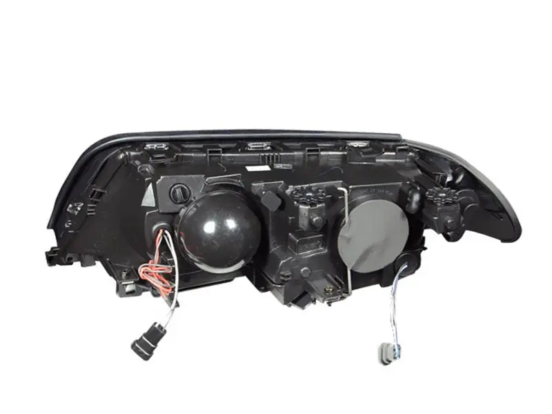 Anzo 1999-2001 Bmw 3 Series E46 Projector Headlights W/ Halo Black (Ccfl) 2