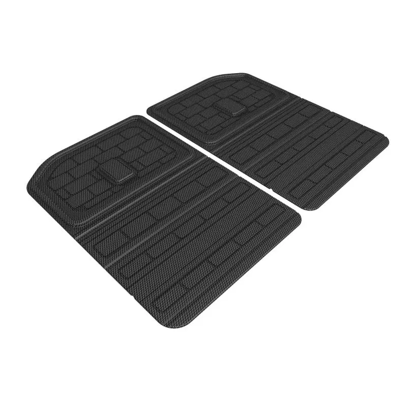 3D Maxpider 22-23 Rivian R1s Kagu Black 3Rd Row Seat Back Protector 1