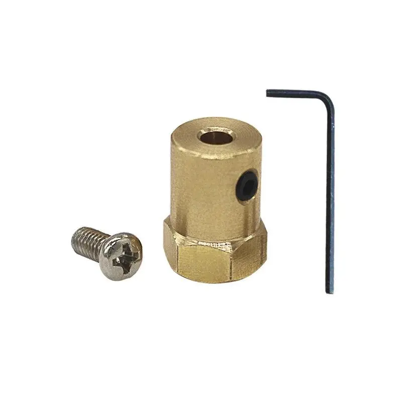 Flexible Hexagonal Coupling Coupler With 65Mm Wheel Hub Motor Kit For 3Mm 4Mm 6Mm 8Mm Shaft Motor 3