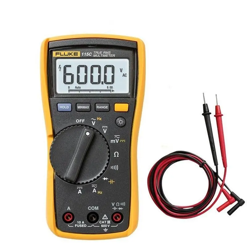 Fluke 115 C Digital Multimeter True Rms Fluke 117 C Tester Profession Digital Tester 1