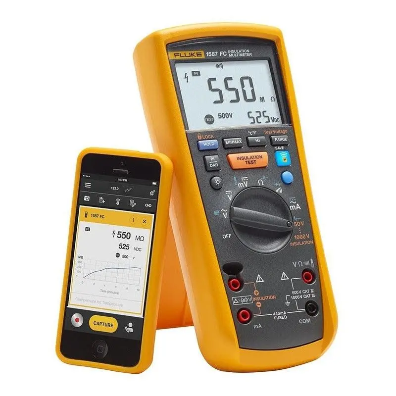 Fluke 1587Fc/1577 Insulation Multimeter High Voltage Resistance Tester 1