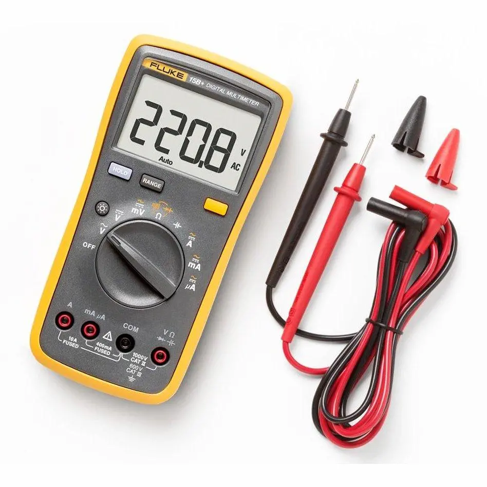 Fluke 15B+ 17B+ Digital Multimeters Ac/ Dc Voltage Current Capacitance Temperature Tester 3