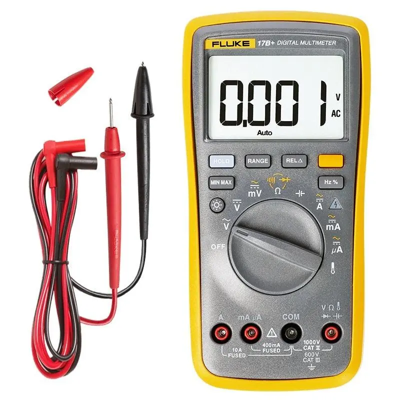 Fluke 17B+ Digital Multimeter Auto Range Multimeter With Temperature Function 1