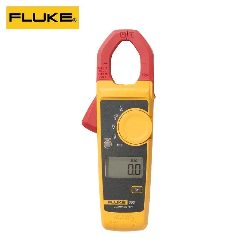 Fluke 302+ Clamp Meter Multi-Function Digital Ac Current Resistance Dmm Ac/Dc F303 F305 2