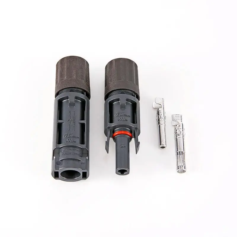 Free Shipping  Ip68 1500V Solar Qc4 Conenctor Ppo Housing Material Solar Connector Pv Connector For 2.5/4/6Mm2 Solar Cable 1