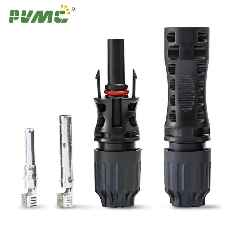 Free Shipping Pv Solar Connector Stecker Kit For 1500V30a Solar Panel Cable Branch Dc Connectors Connect Tool Crimping Pliers 4