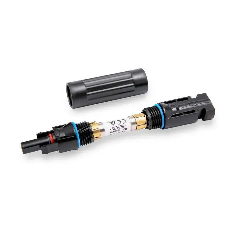 Free Shipping Wholesale Solar Pv Fuses Connector Ip67 Waterproof Fuse Holder 1000Vdc  Fuse 10A/15A/20A/30A 1