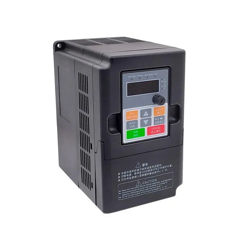 Frequency Converter Ac/Ac 220V Single-Phase 380V Three-Phase Frequency Inverter 0.75Kw 1.5Kw 2.2Kw 3Kw 4Kw 1