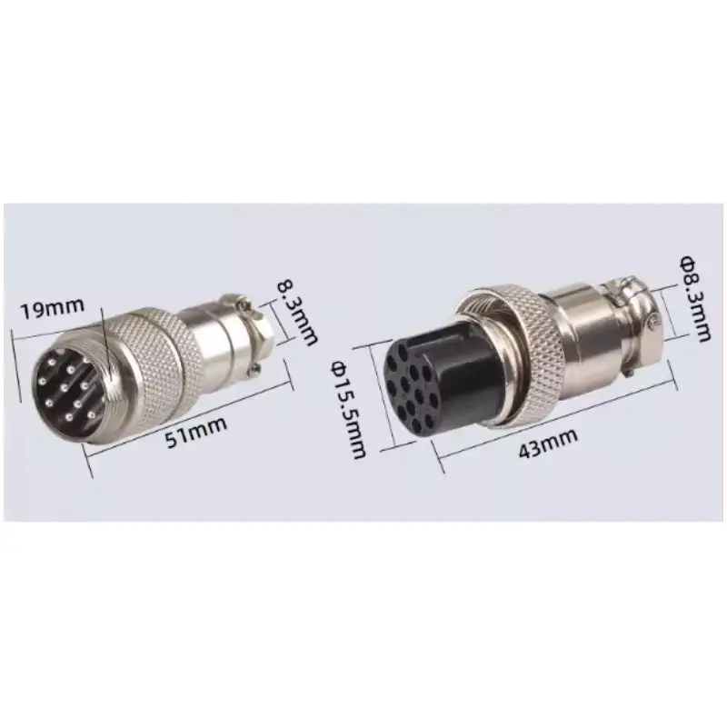 Gx20 Docking Type Aviation Connector Plug Socket 1