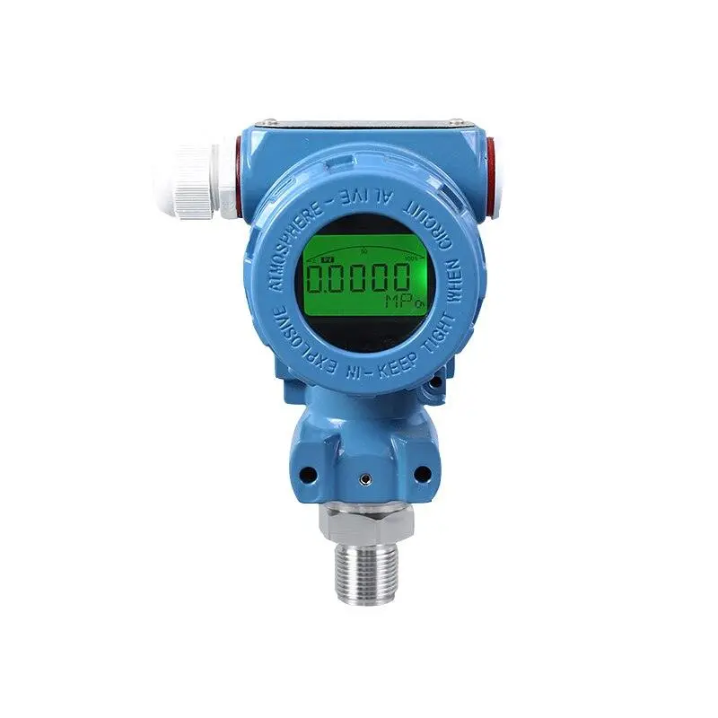 G1/2 Ip65 Pressure Sensor Hydraulic Pressure Transmitter With Lcd Display 0-40Mpa Pressure Transducer 4