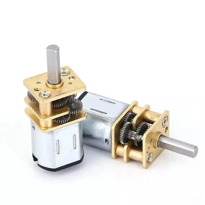 Ga12 N20 Dc 12V (Support 6V 3V) Mini Gear Dc Motor 30-4000 Rpm Bracket Encoder 4