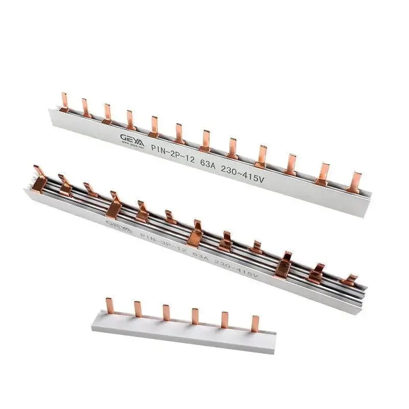 Geya- Pin Type Copper Busbar| For Mcb 63A/ 4,6,8,12Way Optional 1