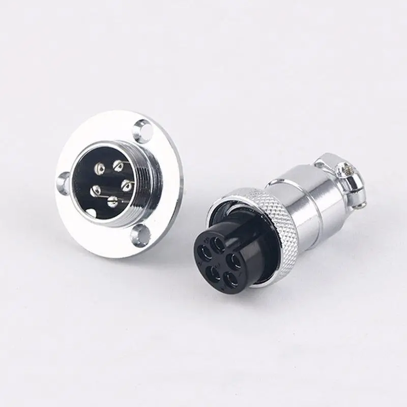 Gx20 Df20 Aviation Connector Circular Flange Type 1