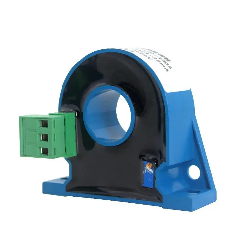 Hall Effect Current Sensor 600A Ac Current Transmitter 4-20Ma /20Mm Aperture|Dc12v Powered 1