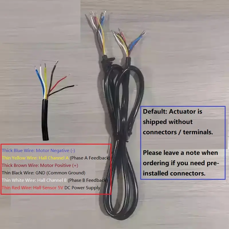 Linear Actuator With Hall Encoder 2