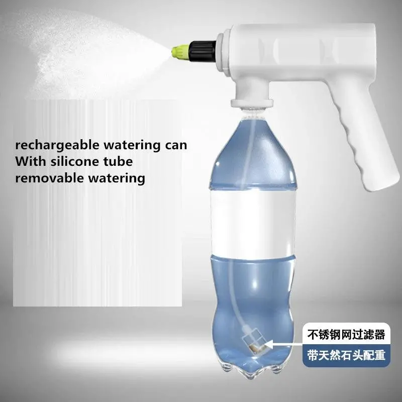 Hand-Held Electric Watering Flower Pomp Watering Can Spray Gun 220V Charging Free Plug-In Multi-Functional Household Water Pump 6