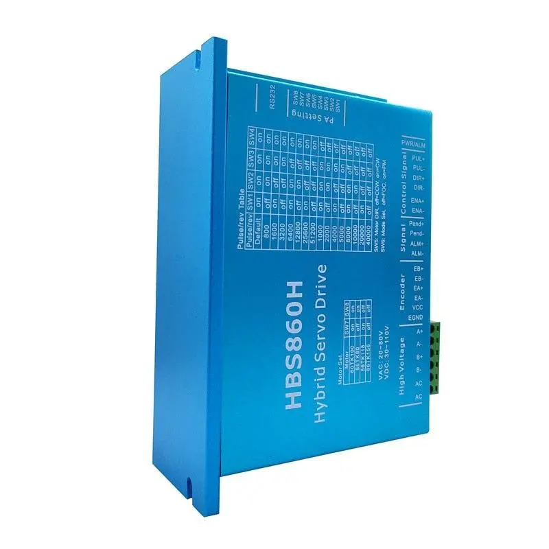 Hbs860h Hbs86h Closed Loop Servo Motor Driver Hybrid Step Servo Drive With Rs232 Port 1