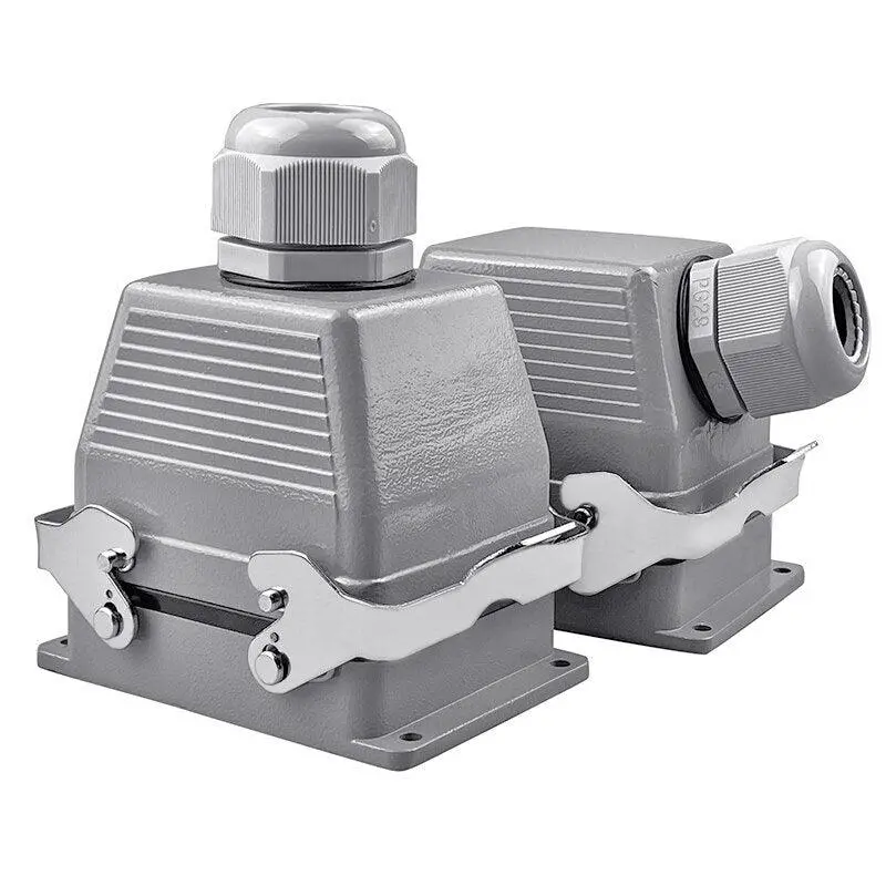 Heavy Duty Connector Hdc-He-032-1/2/3/4-F/M 32 Pin Aviation Plug Socket 16A Industrial Connector 1