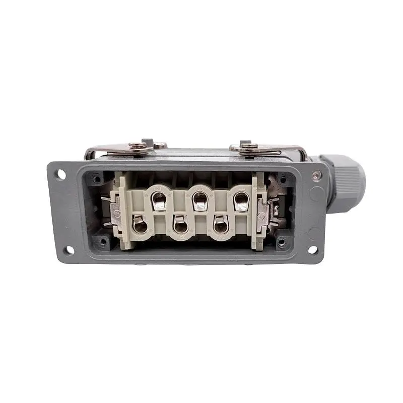Rectangular Heavy Duty Connector Hsb-4/6/12 Pin 35A High Current Waterproof Aviation Plug & Socket 17