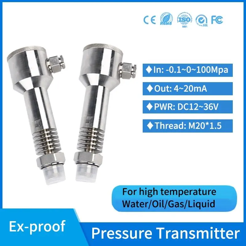 High Temperature Industry Anti-Explosion Hydraulic Pressure Sensor Explosion-Proof Oil Fuel Tank 4-20Ma Pressure Transmitter 1