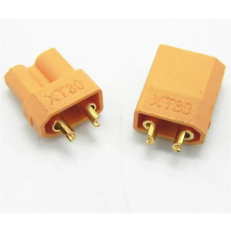 Hot Sell Xt30 2Mm Golden Connector / Plug Set For Rc Mini Quadcopter Multicopter Airplane = 100 Pieces 1