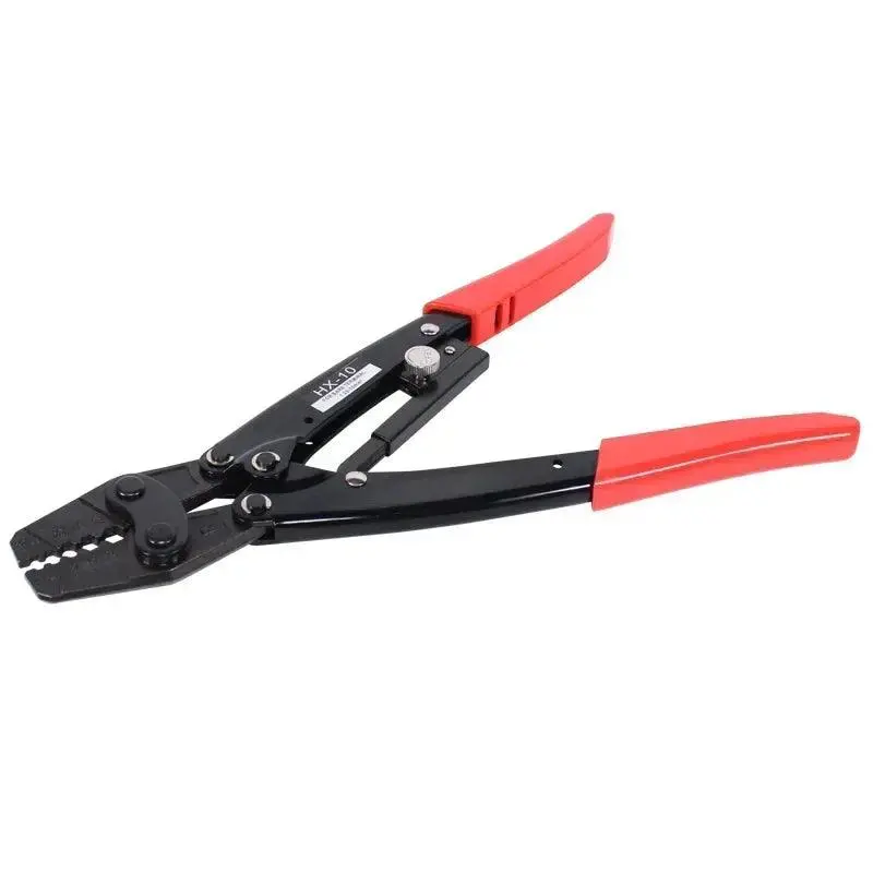 Hx-10 Spine Wheel Type Labor-Saving Terminal Crimping Tools For 1.25-10Mm2 10-6Awg Terminal Electrician Specific Crimping Pliers 1