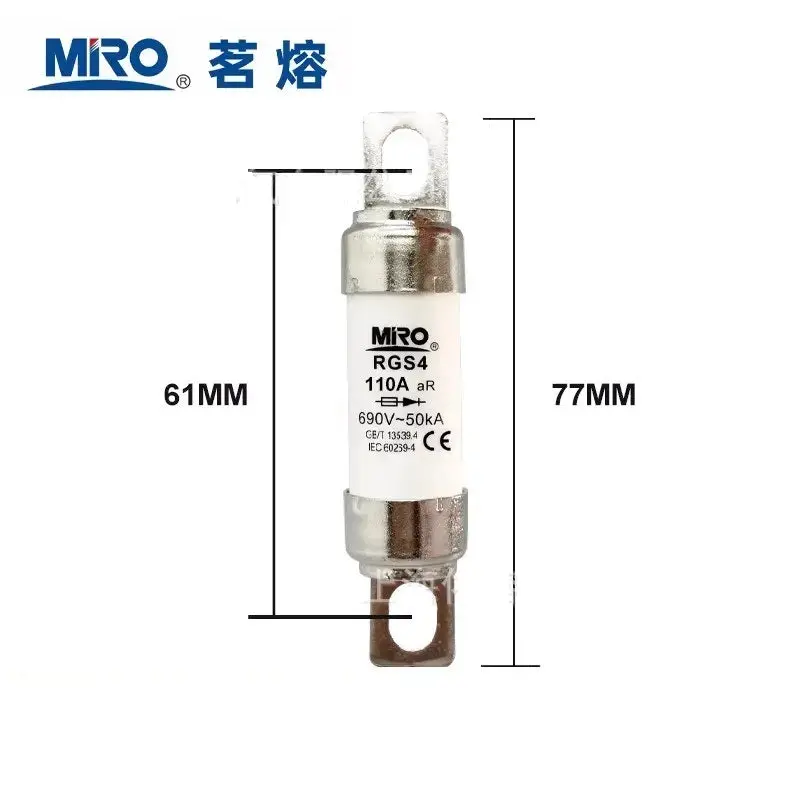 Bolted Ceramic Fuse Rgs4 Fast Fuse 2