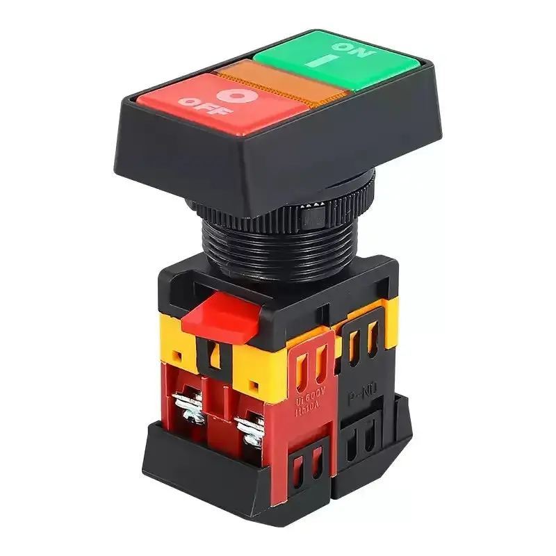 Dual Push Button Switch With Led 1