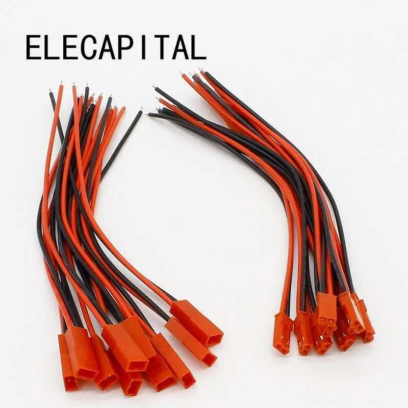 Imc Hot 10 Pairs 150Mm Jst Connector Plug Cable Male+Female For Rc Battery 1
