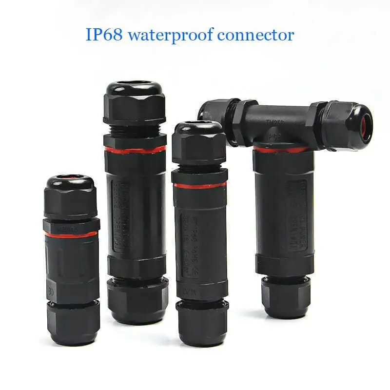 Ip68 Cable Waterproof Connector Quick Connector Installation 2/3/4/5 Pin Optional 1