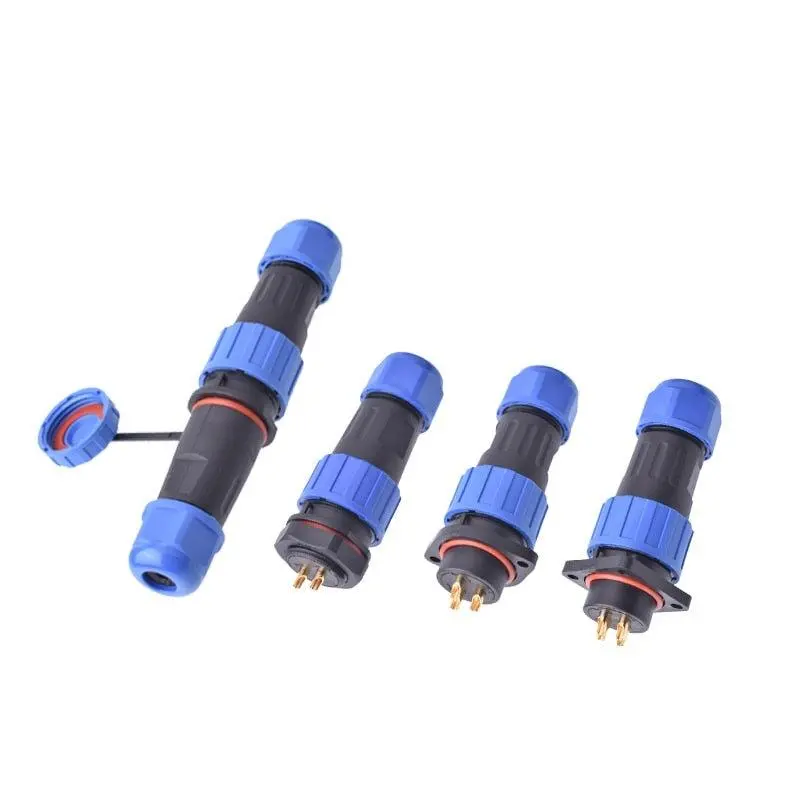 Ip68 Waterproof Aviation Plug Connector 2/3/4/5/7/9/12 Pin Optional Panel Mount 1