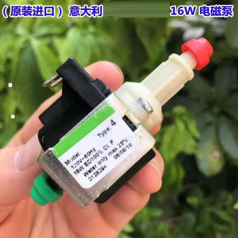 Italy Imports Solenoid Pump High Pressure Water Pump Ac 120V 60Hz 16W Coffee Machine Electromagnetic Pomp Washing Electric Pump 1