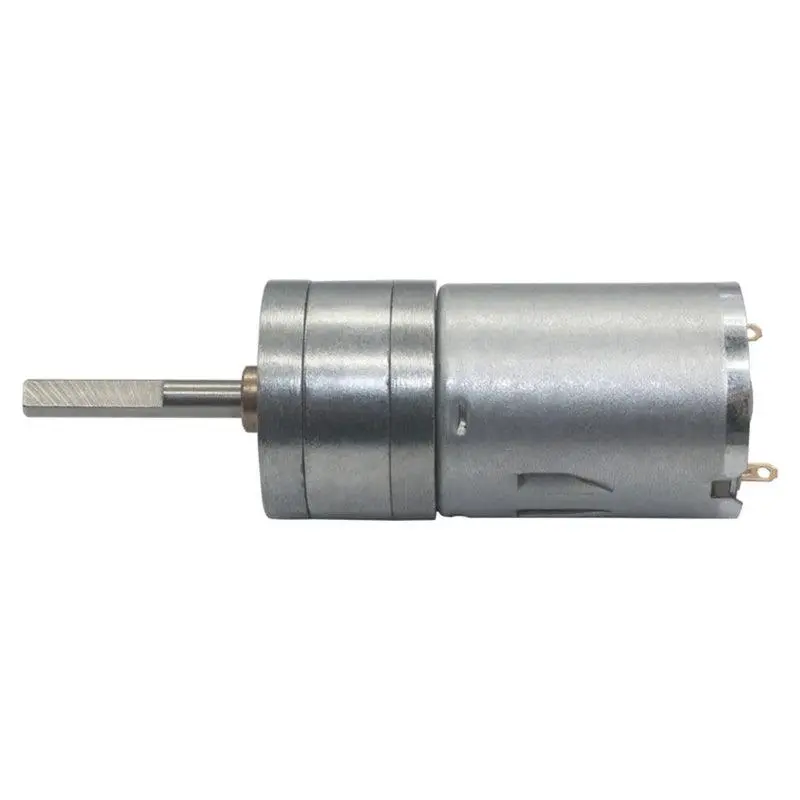 Jga25-370 25Mm Shaft 6V 12V 24V Dc Electric Gear Motor High Torque Pwm Forward Reversed Adjusted Speed 4