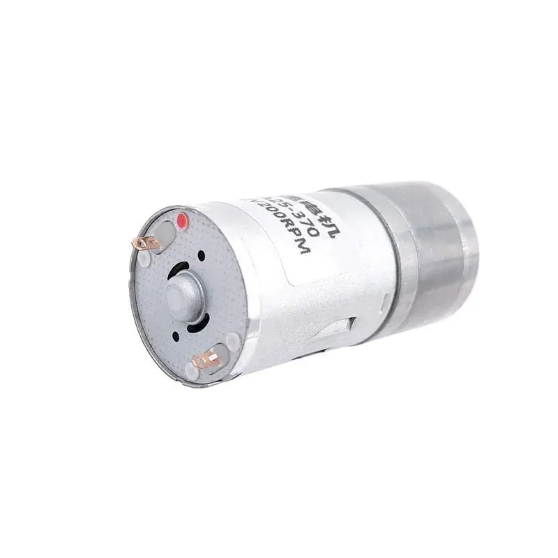 Jga25-370 Geared Motor Dc Motor 6V 12V Electric Gear Motor High Torque 3