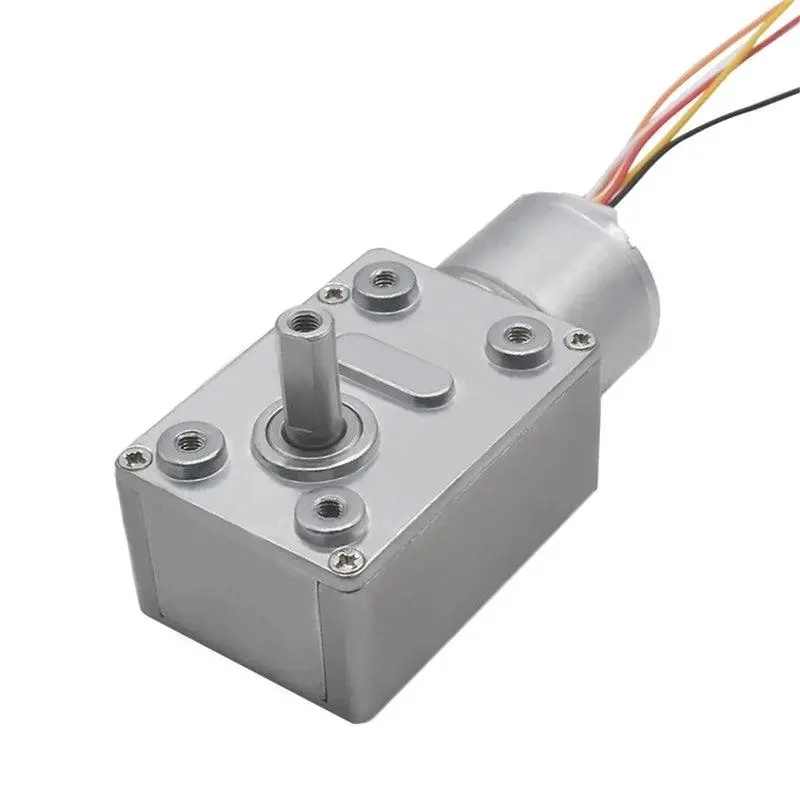 Jgy-2418 Dc Worm Gear Motor 12V 24V Brushless Motor Low Speed 1.5Rpm-241Rpm High Torque 30Kg.Cm Bldc Controller Forward Reversed 1