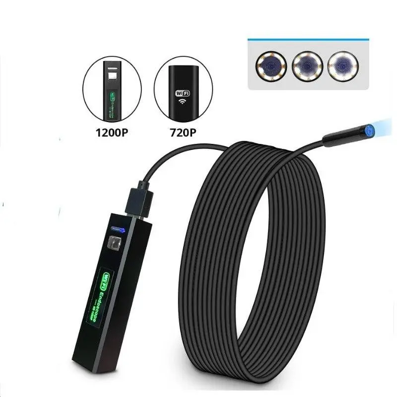 Kerui- 1200P Wifi Endoscope Ip67 Hd Wireless Snake Camera/ 1-10M Optional 1