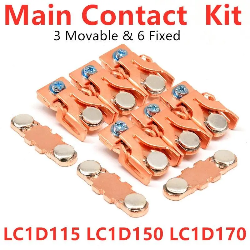 La5d803 Main Contact Kit For Lc1d150 Lc1d170 Lc1d115 Moving And Fixed Contacts 2