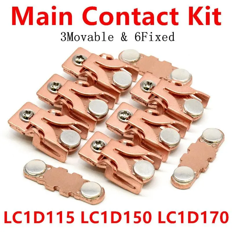 La5d803 Main Contact Kit For Lc1d150 Lc1d170 Lc1d115 Moving And Fixed Contacts 3