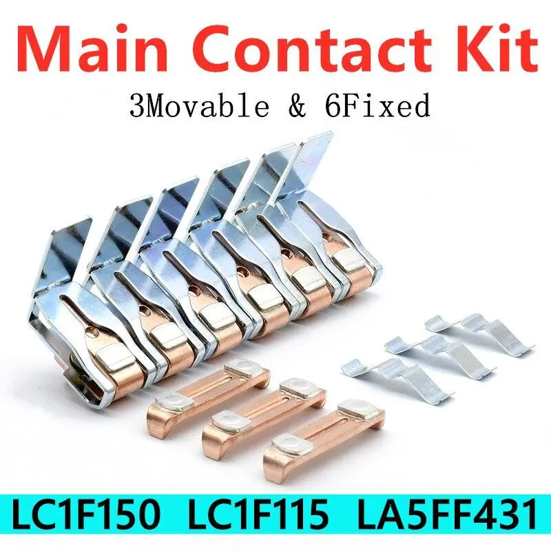 La5ff431 Main Contact Kit For Lc1f150 Lc1f115 Contactor Spare Parts Replacement 2