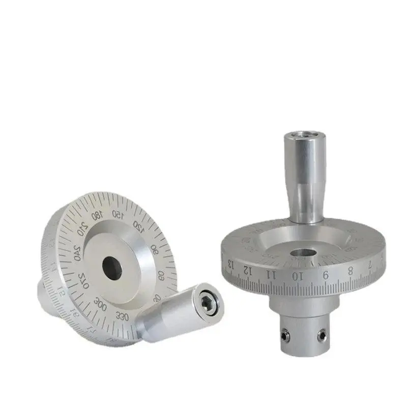Lathe Laser Engraving With Scale Handle Hand Wheel Sliding Table Metal Circle Hand Wheel Inner Diameter 6Mm/8Mm/10Mm/12Mm 1