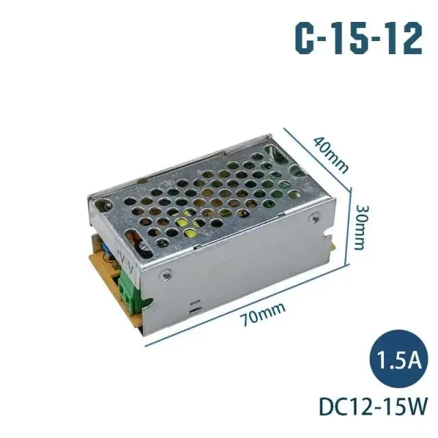 Lattuso- Transformers 220V To 12V / Led Strip Power Adapter 1A-30A Optional 6