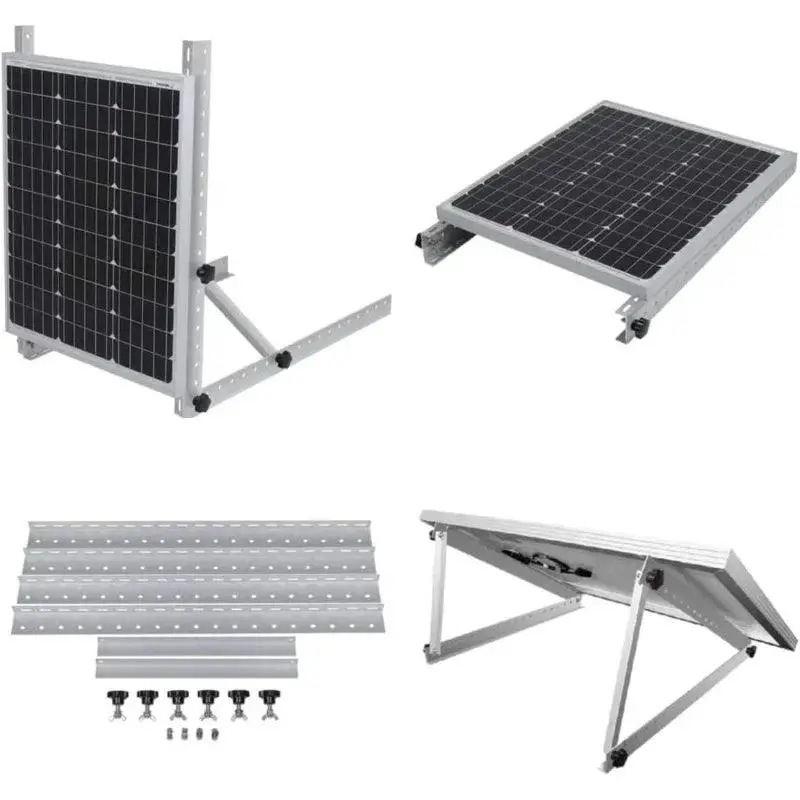 Leader Solar  556/712/1040 For 100W  To 300W Solar Panel Adjustable Triangle Aluminum Solar Panel Roof Mounting Bracket 1